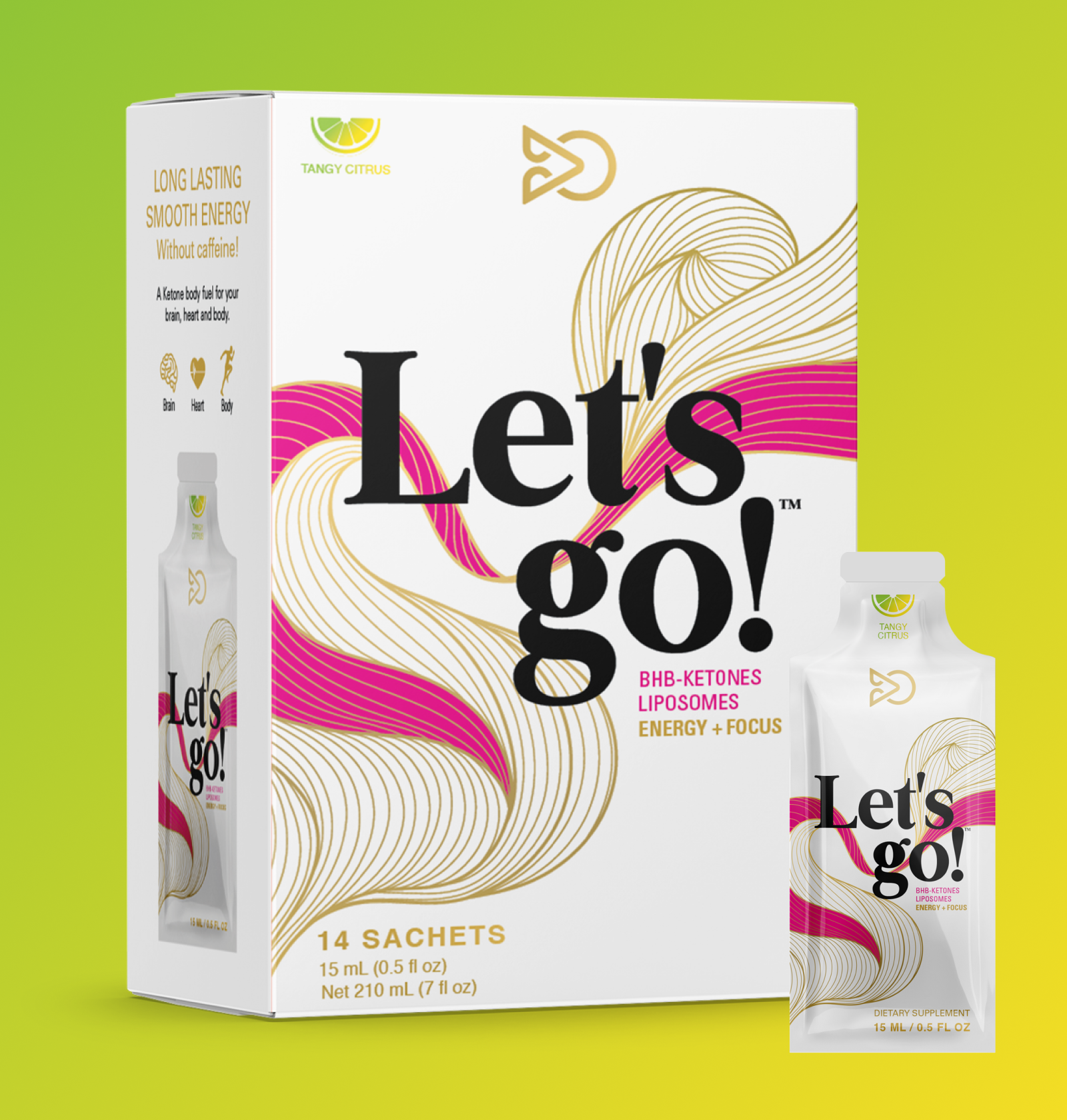 Let's go - Tangy Citrus Liposome Gel- 1 Box